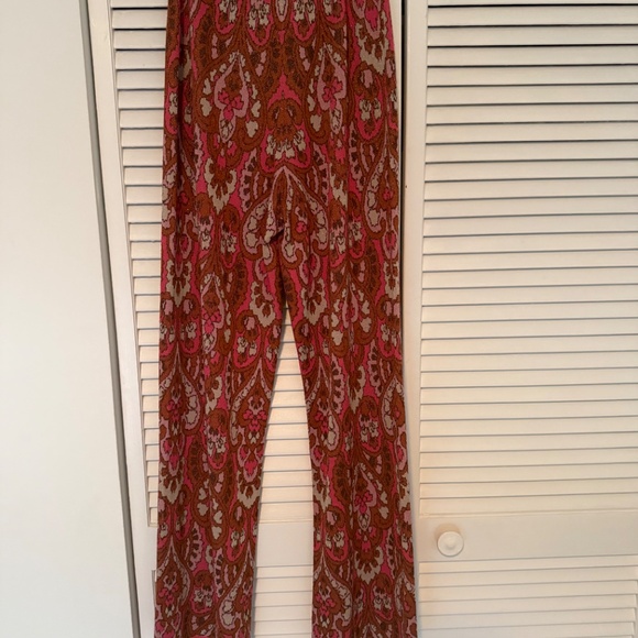 Sezane Dany Trousers Pink - Size S - Picture 3 of 5